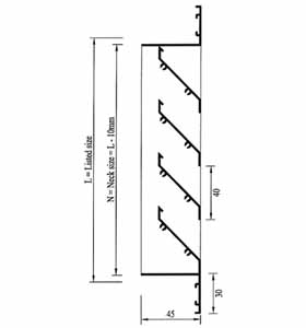 Exhaust air louver - AL