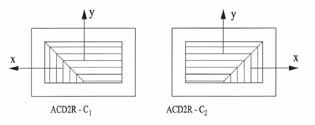 Rectangle - Two way corner pattern