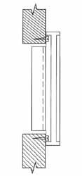 Concealed screw fixing
